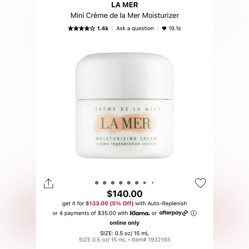 Creme De La Mer - Picture 3 of 3
